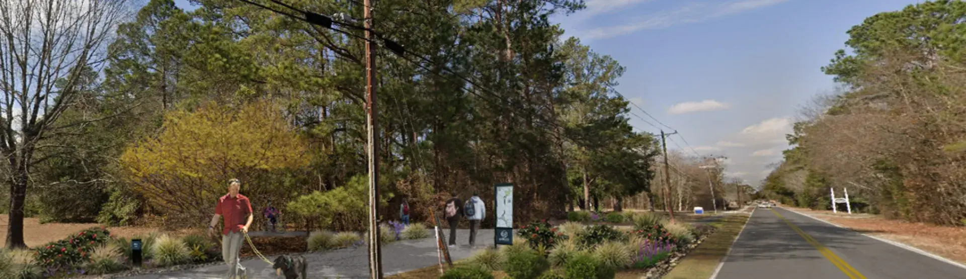 Rendering of pedestrian sidepath along N. Guignard Dr.