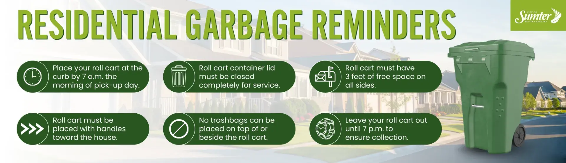 Residential Garbage Reminders