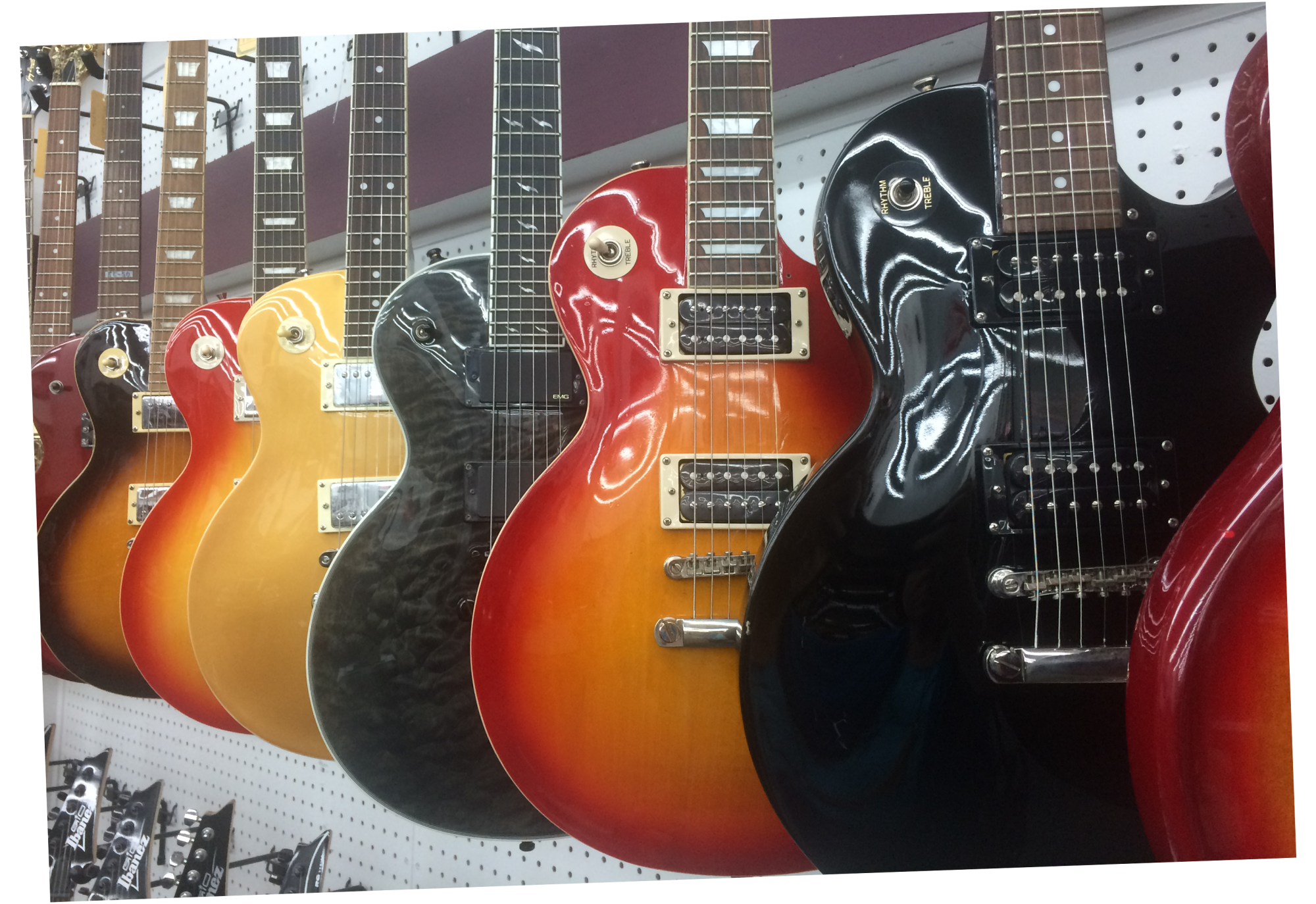 Guitars for sale at local Sumter store