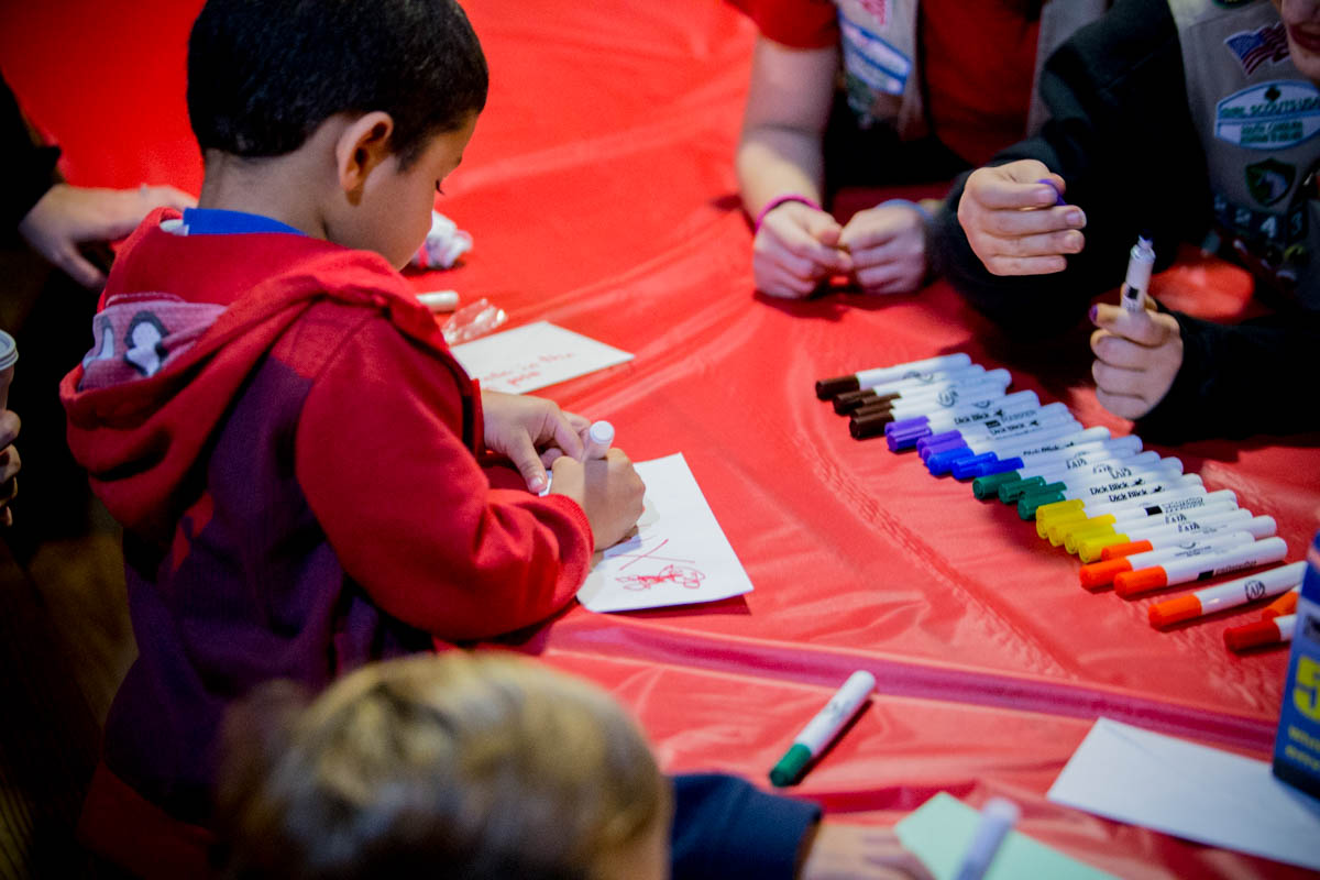 Kids Doing Crafts