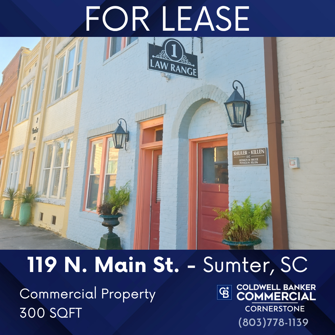 119 North Main Street. Commercial Property. 300 square feet.