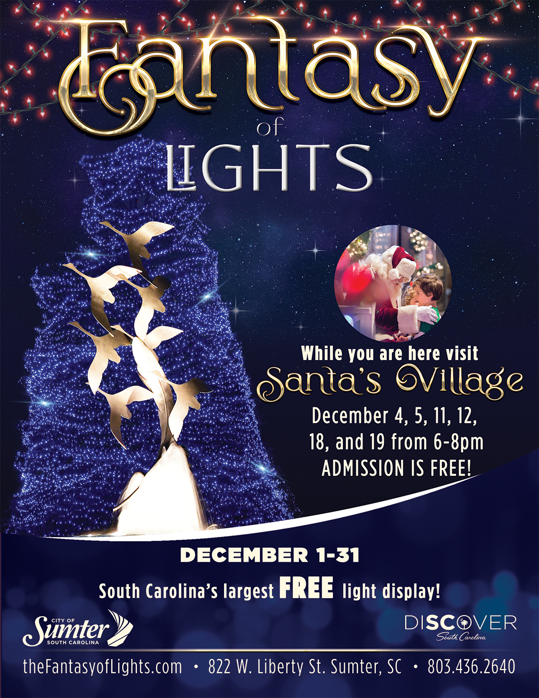 2026 Fantasy of Lights December 1-31