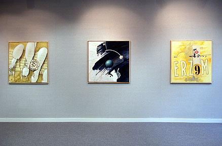 Art on display at one of USC Sumter's art galleries.