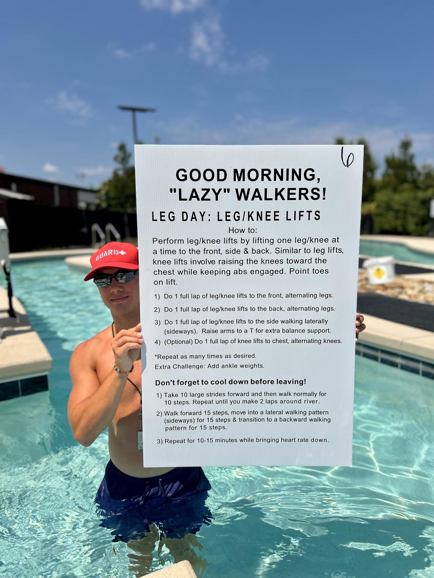 Example of Lazy Walking Workout 2