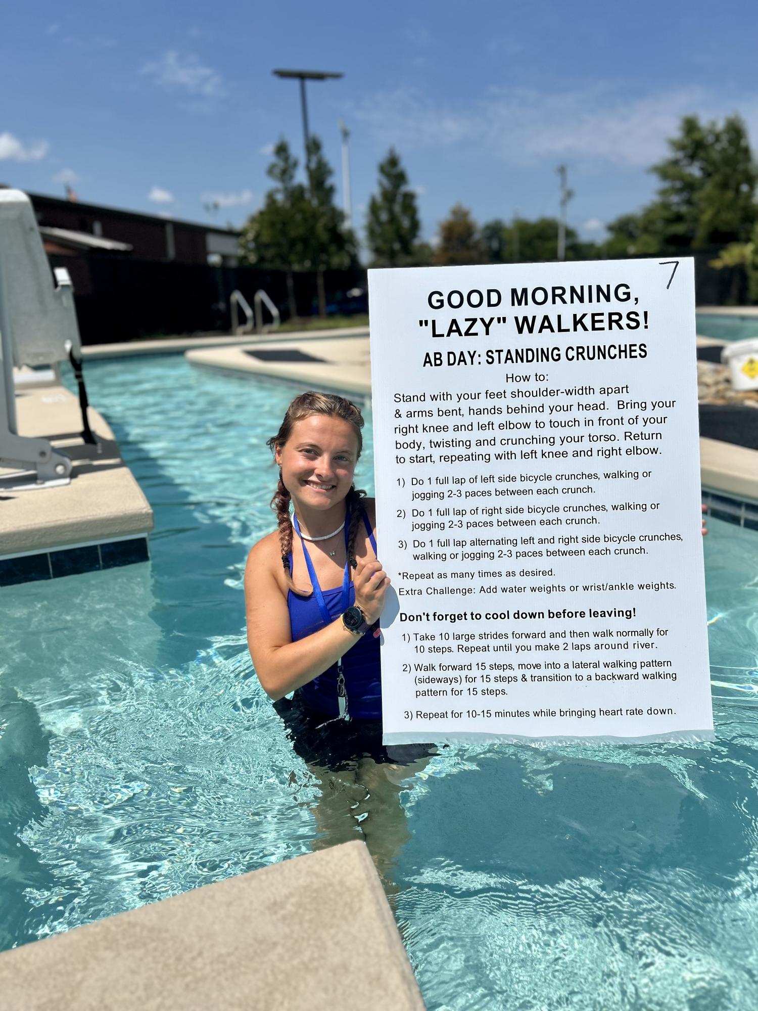 Example of Lazy Walking Workout 3