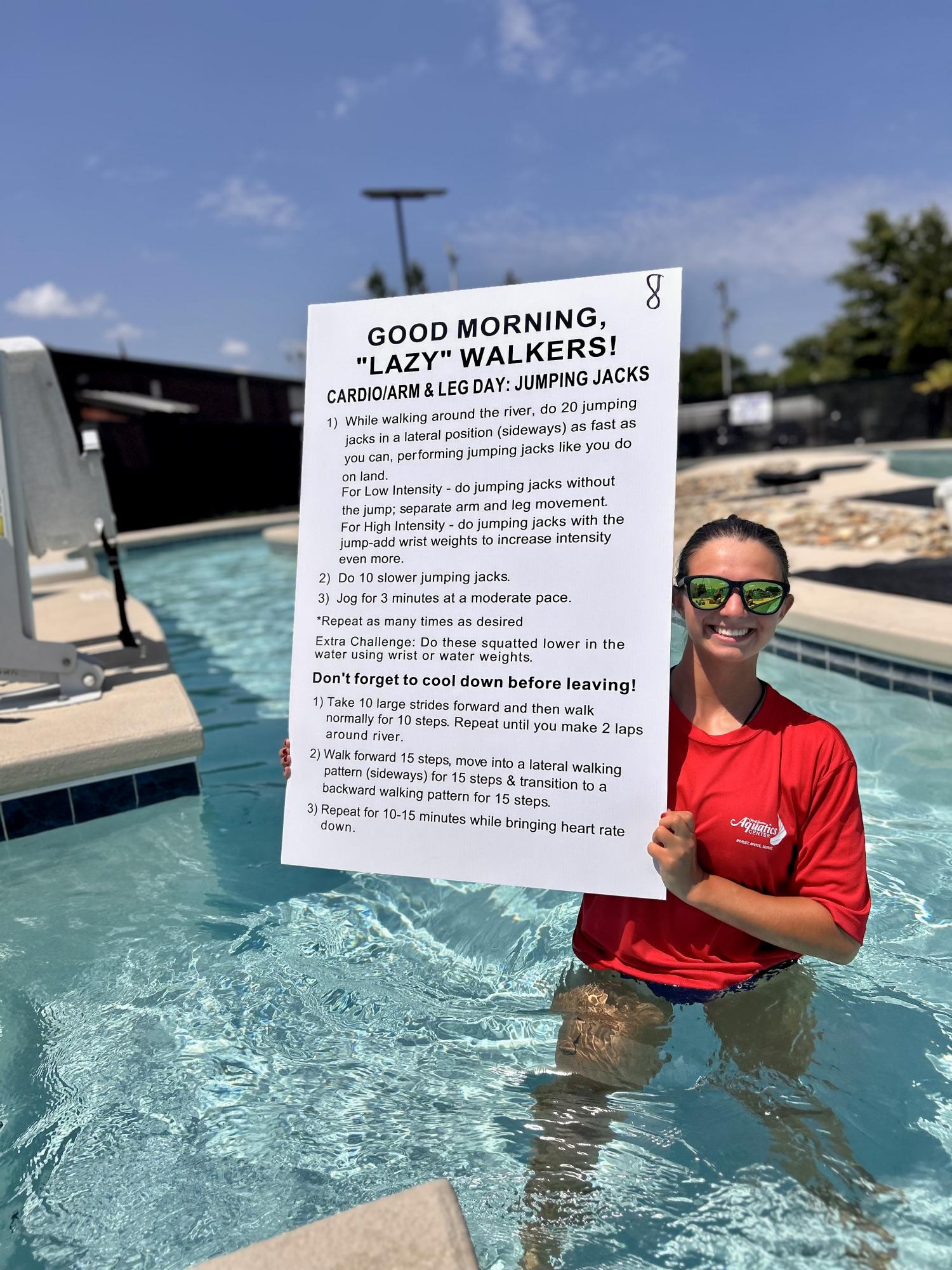 Example of Lazy Walking Workout 1