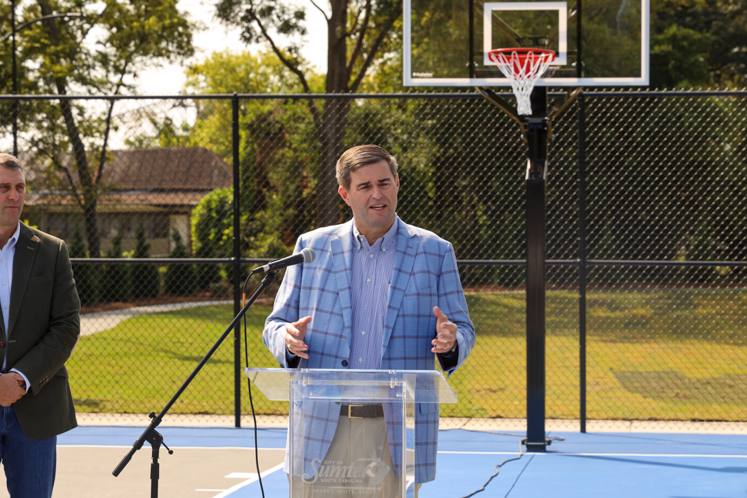 Speaker of the House Murrell Smith speaks about the unity and community in Sumter.